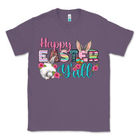 Lavender Happy Easter Y'all Classic Tee - BundleAndBundleShop