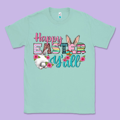 Happy Easter Y'all Classic Tee Designed By Bundleandbundleshop