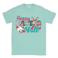 Seafoam Happy Easter Y'all Classic Tee - BundleAndBundleShop