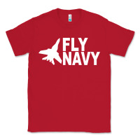 Red fly navy Classic Tee - DesigneFamous