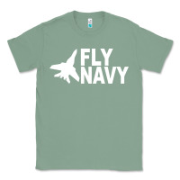 Sage fly navy Classic Tee - DesigneFamous