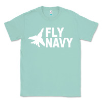Seafoam fly navy Classic Tee - DesigneFamous