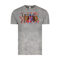 Cloud Rock Xox Football Vintage Tee - CowhideDigitalArt