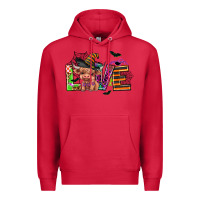 Cardinal love halloween heifer Premium Hoodie - AdoDesignShop