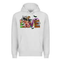 Dove Grey love halloween heifer Premium Hoodie - AdoDesignShop