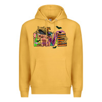 Mustard love halloween heifer Premium Hoodie - AdoDesignShop
