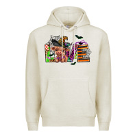 Oatmeal Heather love halloween heifer Premium Hoodie - AdoDesignShop