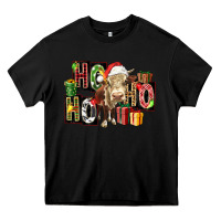 Black ho ho ho heifer Heavy Core Tee - FaDigitalArtStudio