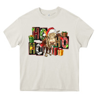 Cream ho ho ho heifer Heavy Core Tee - FaDigitalArtStudio