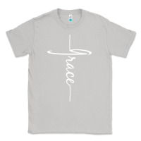 Moon Dust grace   christian faith cross script baptism gift Classic Tee - DesigneFamous