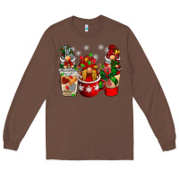 Chestnut Christmas coffee gnome Long Sleeve Tee - BarkalooDesign