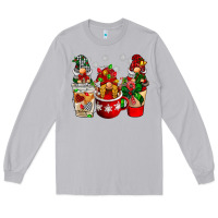 Moon Dust Christmas coffee gnome Long Sleeve Tee - BarkalooDesign