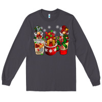 Smoke Christmas coffee gnome Long Sleeve Tee - BarkalooDesign