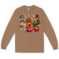 Toasted Coconut Christmas coffee gnome Long Sleeve Tee - BarkalooDesign