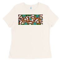 Bone Santa skeleton christmas Ladies Tee - Artiststas