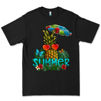 Black Summer Premium Tee - CowhideDigitalArt
