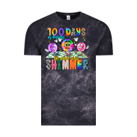 Cloud Black 100 Days Of Making The Whole Class Shimmer Vintage Tee - CowhideDigitalArt