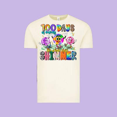 100 Days Of Making The Whole Class Shimmer Vintage Tee Designed By Cowhidedigitalart