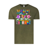 Vintage Olive 100 Days Of Making The Whole Class Shimmer Vintage Tee - CowhideDigitalArt
