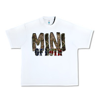 White mini of both Urban Heavy Tee - RacoonDesign