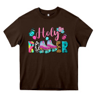 Chocolate Brown holy roller Heavy Core Tee - BundleAndBundleShop