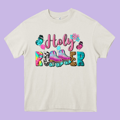 Holy Roller Heavy Core Tee Designed By Bundleandbundleshop