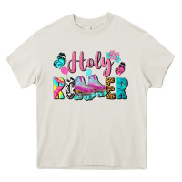 Cream holy roller Heavy Core Tee - BundleAndBundleShop