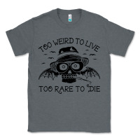 Charcoal Heather hunter s thompson  fear and loathing in las vegas rare to die Classic Tee - DesigneFamous