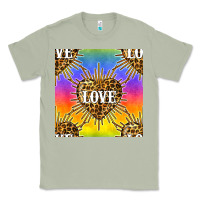 Matcha Pride lgbtq leopard love heart seamless pattern Classic Tee - BundleAndBundleShop