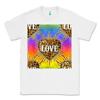 White Pride lgbtq leopard love heart seamless pattern Classic Tee - BundleAndBundleShop