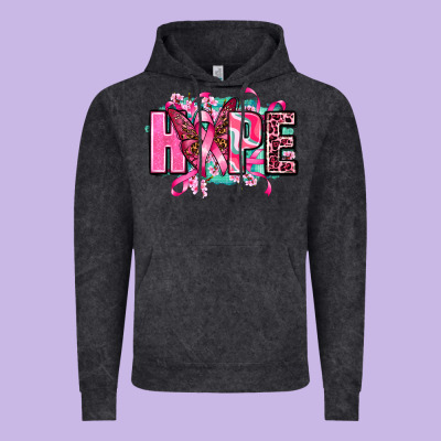Hope With Butterfly's Vintage Hoodie Designed By Adodesignshop