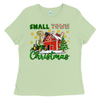 Matcha Small Town Christmas Ladies Tee - Artiststas