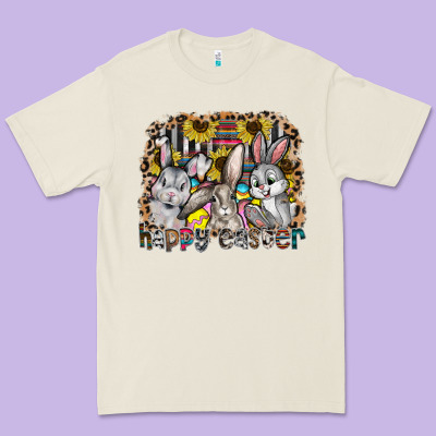 Happy Easter Premium Tee Designed By Cowhidedigitalart