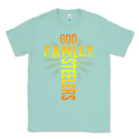 Seafoam god family steeler shirt father's day gift tee t shirt Classic Tee - DesigneFamous