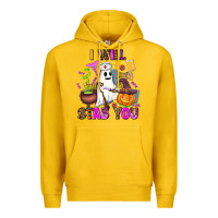 Lemon i will stab you nurse Premium Hoodie - AdoDesignShop
