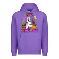 Purple i will stab you nurse Premium Hoodie - AdoDesignShop