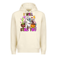 Sandshell i will stab you nurse Premium Hoodie - AdoDesignShop