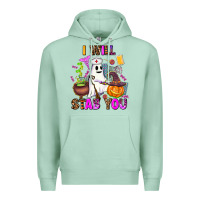 Seafoam i will stab you nurse Premium Hoodie - AdoDesignShop