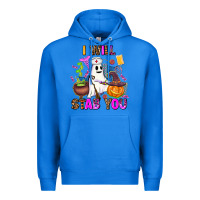 True Royal i will stab you nurse Premium Hoodie - AdoDesignShop