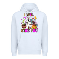 White i will stab you nurse Premium Hoodie - AdoDesignShop