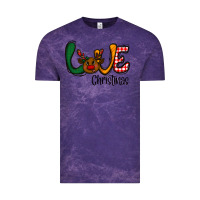Cloud Purple love Christmas Vintage Tee - CowhideDigitalArt