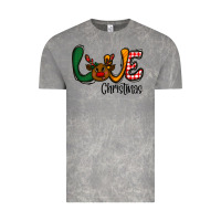 Cloud Rock love Christmas Vintage Tee - CowhideDigitalArt