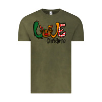 Vintage Olive love Christmas Vintage Tee - CowhideDigitalArt