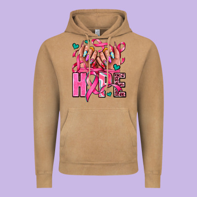 Hope With Woman Hands Vintage Hoodie Designed By Adodesignshop