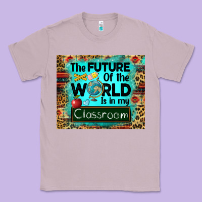 The Future Of The World Is In My Classroom Mousepad Classic Tee Designed By Barkaloodesign