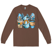 Chestnut winter coffee gnome Long Sleeve Tee - BarkalooDesign