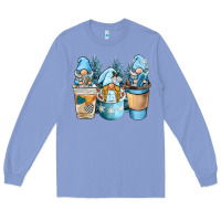 Colony Blue winter coffee gnome Long Sleeve Tee - BarkalooDesign