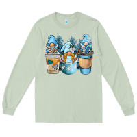 Matcha winter coffee gnome Long Sleeve Tee - BarkalooDesign