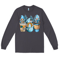 Smoke winter coffee gnome Long Sleeve Tee - BarkalooDesign