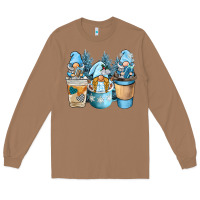 Toasted Coconut winter coffee gnome Long Sleeve Tee - BarkalooDesign